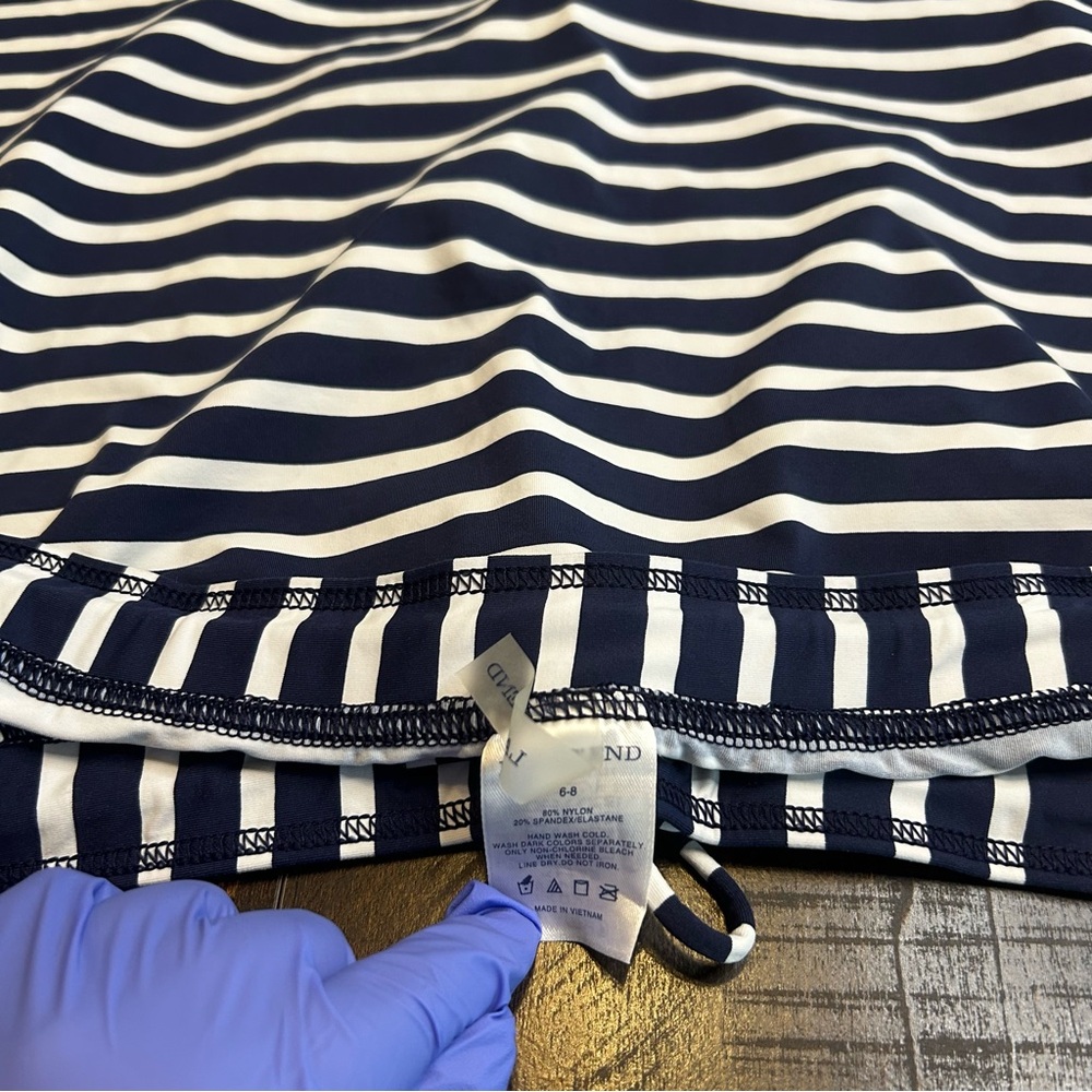 Nautical Striped bikini 3 piece - Picture 2 of 13